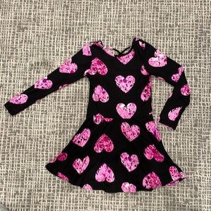 Like new! Pixie lane girls size 7 heart dress